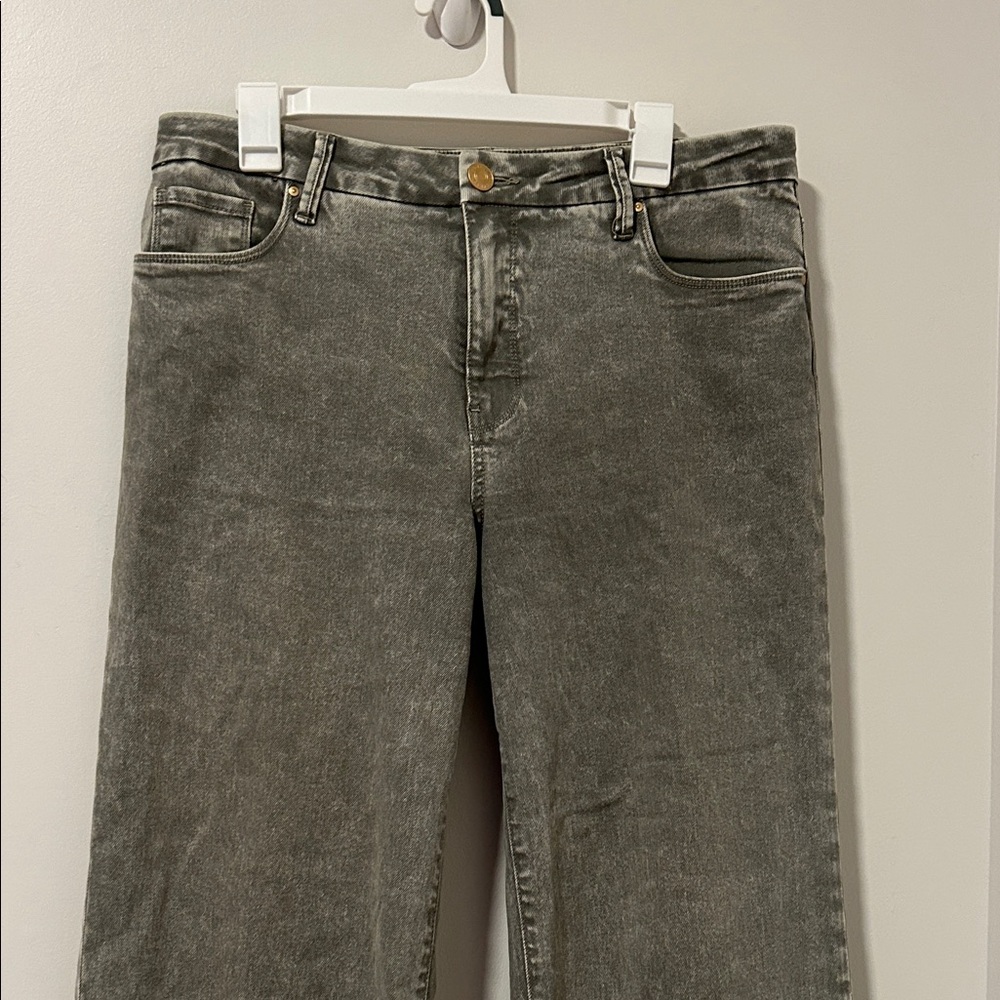 Kut from the Kloth Women's Wide Leg Jeans in Washed Gray